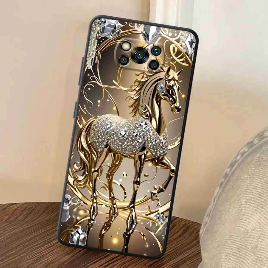 Фото Чехол Golden Horse Funda для телефонов Xiaomi Poco F8 C50 M3 M4 M7 C75 F3 F1 M5 C61 X3 X4 X5 X7 Pro C71 №5
