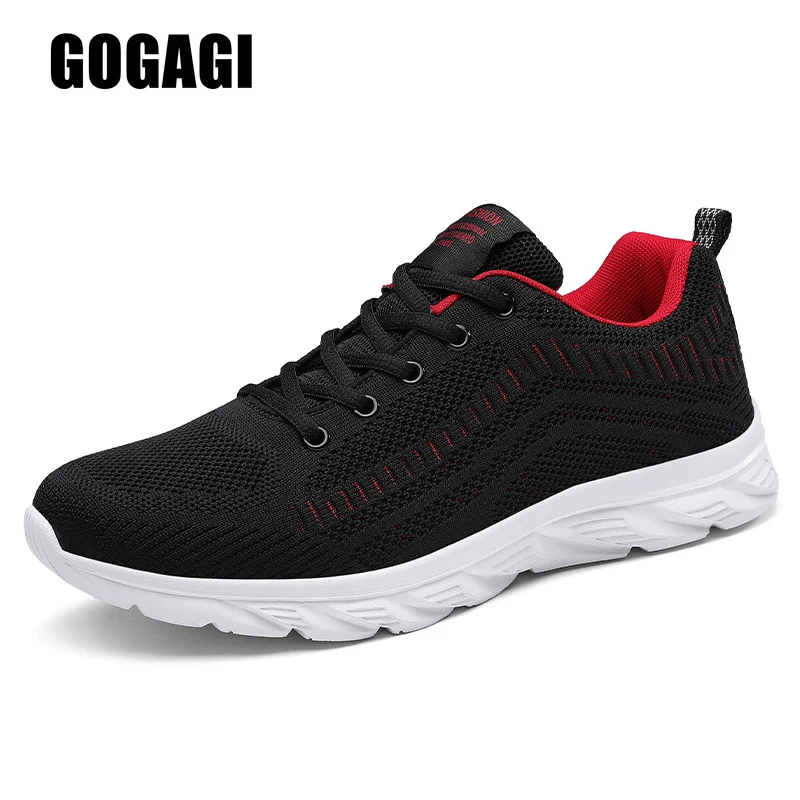 

Sports Running Casual Men's Shoes Soft Sole Simple Breathable Outdoor Casual Shoes Breathable Mesh Surface Simple Men's Shoes