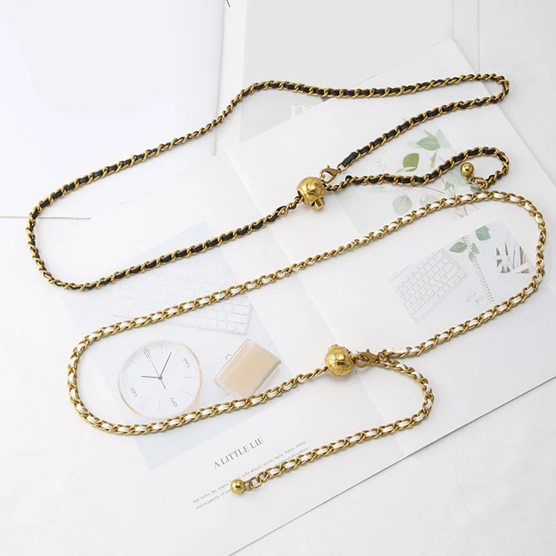 

Metal Chain Belts Luxury Brand Designer Waist Chain Long Tassel For Suitable Punk Hip Hop Dress Suit Waist Belt Wholesale