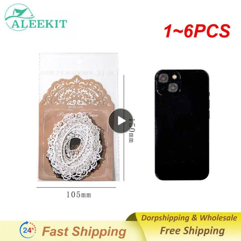 

1~6PCS Yoofunpack Vintage Embossing Hallow Butterflies Flower Birdcage Material Paper for Journal Scrapbooking Planner Card DIY