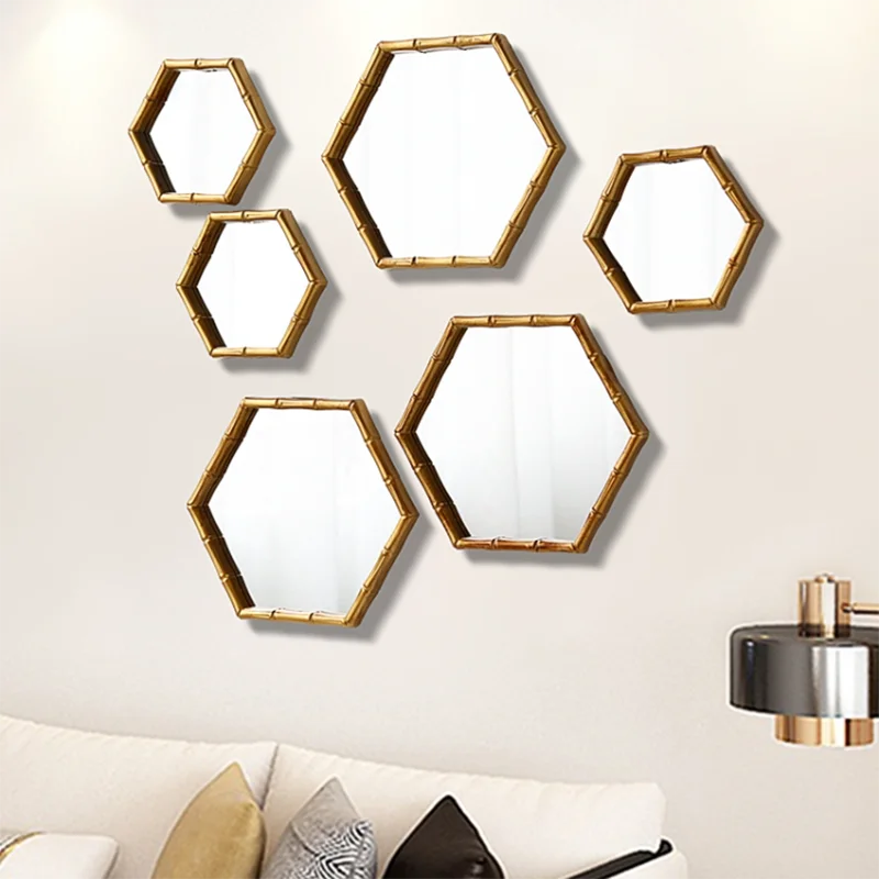 

desk mirror Mirrors House Decoration Stickers Mirror nordicc Living Room Wall Decoration Elegant Kawaii Room Decor Irregular