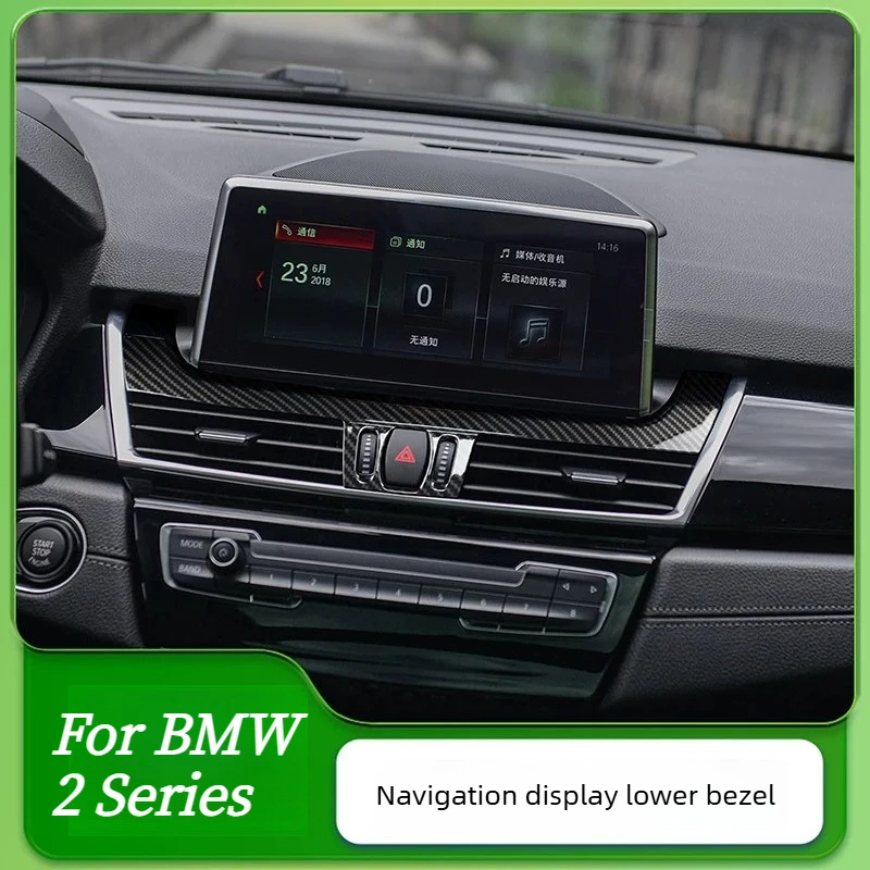 Фото Декоративная накладка на рамку навигационного экрана для BMW 2 серии Active Tourer 218i 220i №2