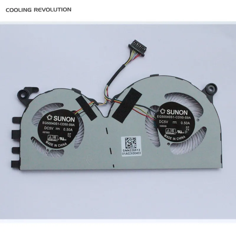 Новый оригинальный вентилятор охлаждения ЦП для ноутбука MI XIAOMI 13 3 air 161301-FF FC FB FN FL