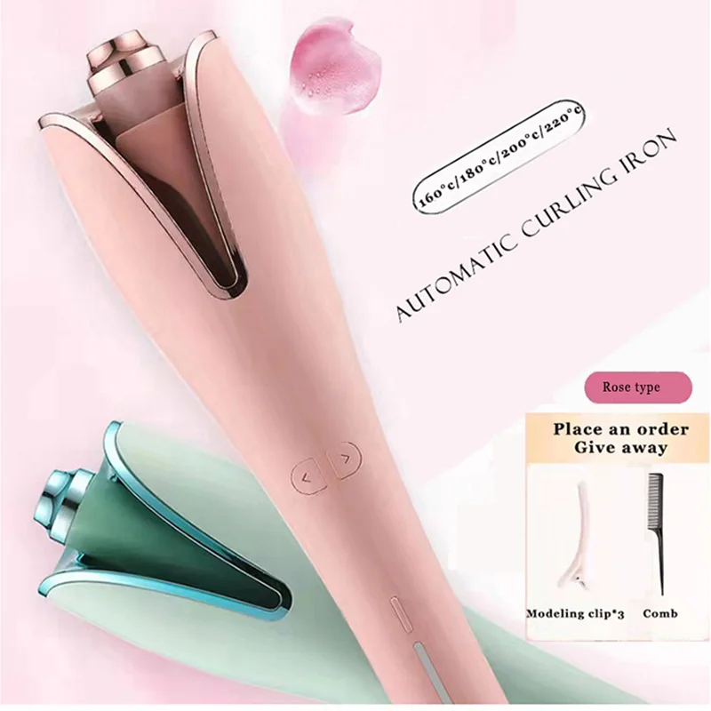

Anti-Perm Curly Hair Curler For Automatic Rotation Hair Rollers Negative Ion Curling Iron Wave Magic hairdressing Styling Tool