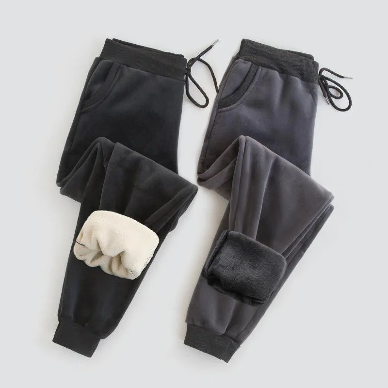 Warm Women Pants Thicken External Wearwinter Sweatpants Fashion Loose Harem Pants Women Sexy Slim Cold Resistant Pencil Pan