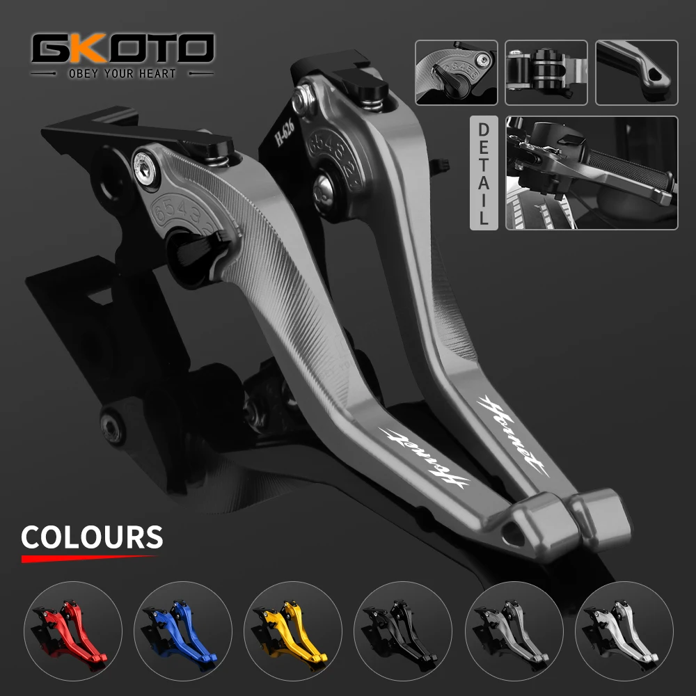 Новые CNC короткие рычаги тормозной муфты для HONDA CB599 CB600 HORNET 1998-2006 CB919 CB 919 2002-2007