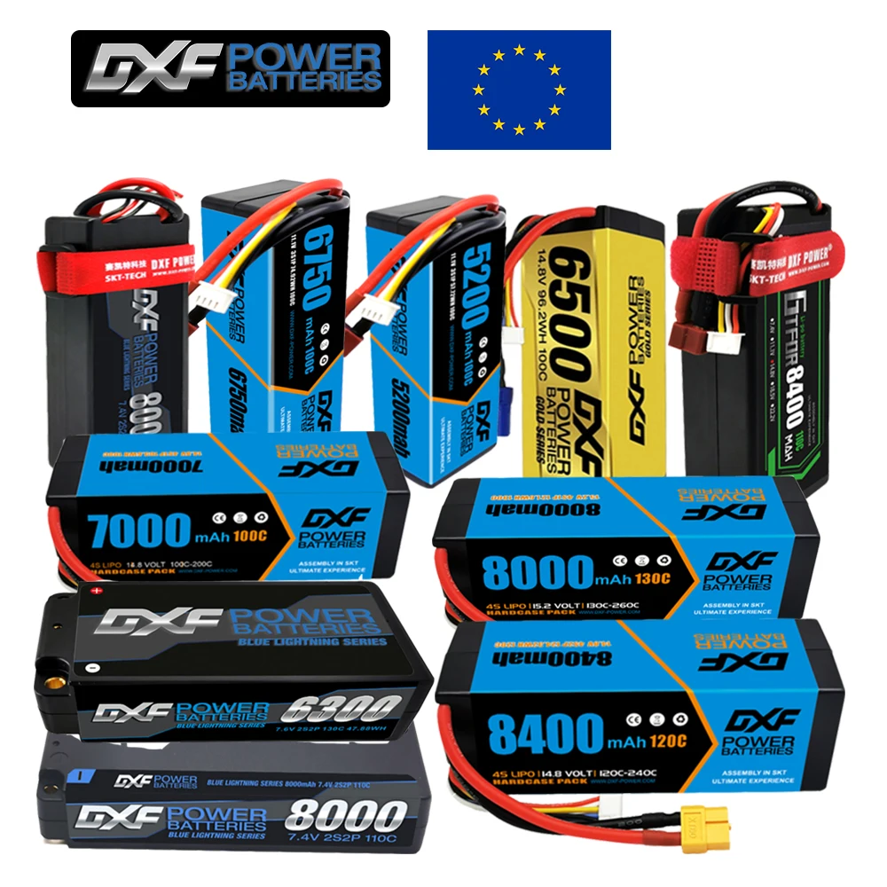 

2S 3S 4S Lipo 7.4V 11.1V 14.8V 15.2V Lipo Battery 5200mAh 5400mAh 6300mAh 6500mAh 7000mAh 8000mAh 8400mAh Lipo Bag 5MM Bullet