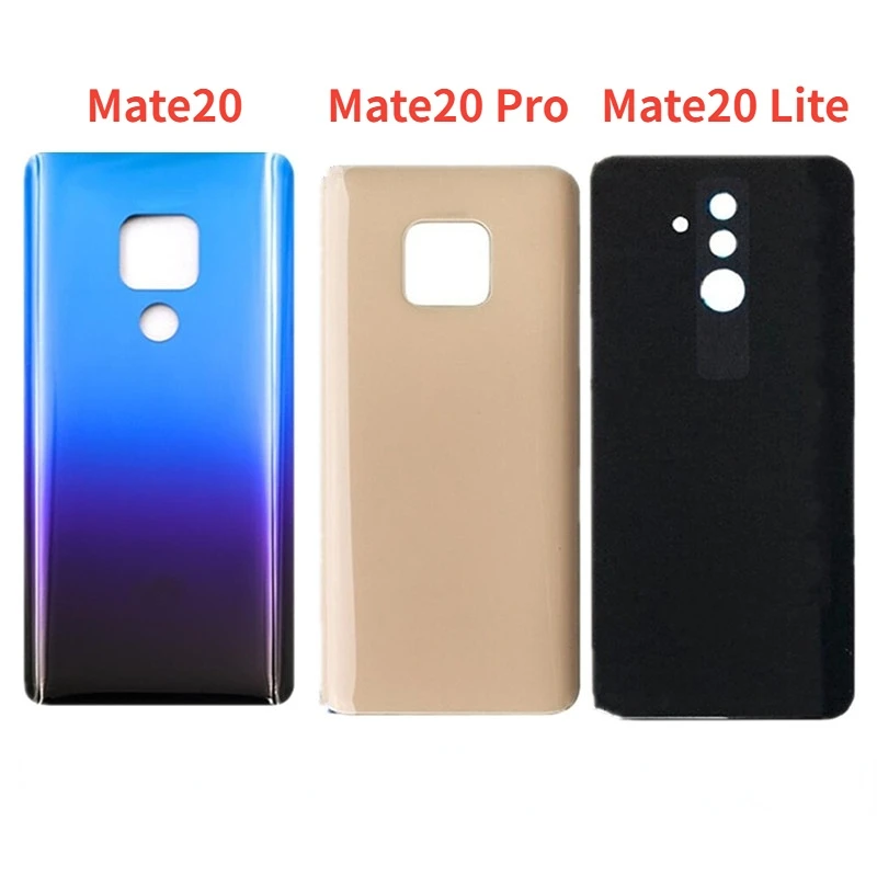 

for Huawei Mate 20 Lite Battery Back Cover 3D Glass Panel Rear Door Housing Case for Mate 20 / Mate 20 Pro Adhesive Replace