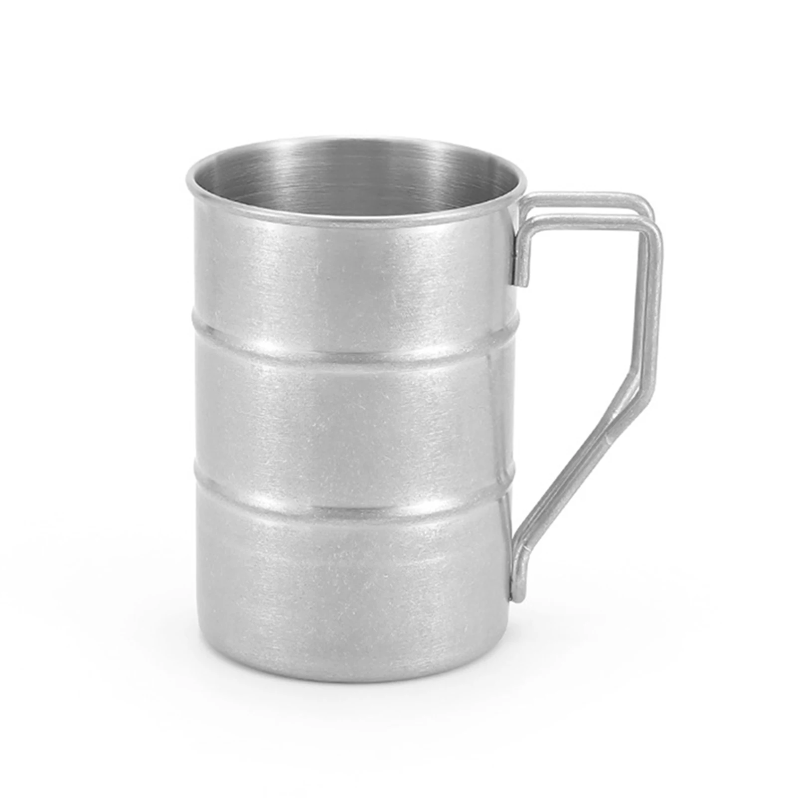 

350ml Stainless Steel Camping Cup with Handle for Hiking Backpacking Fishing
