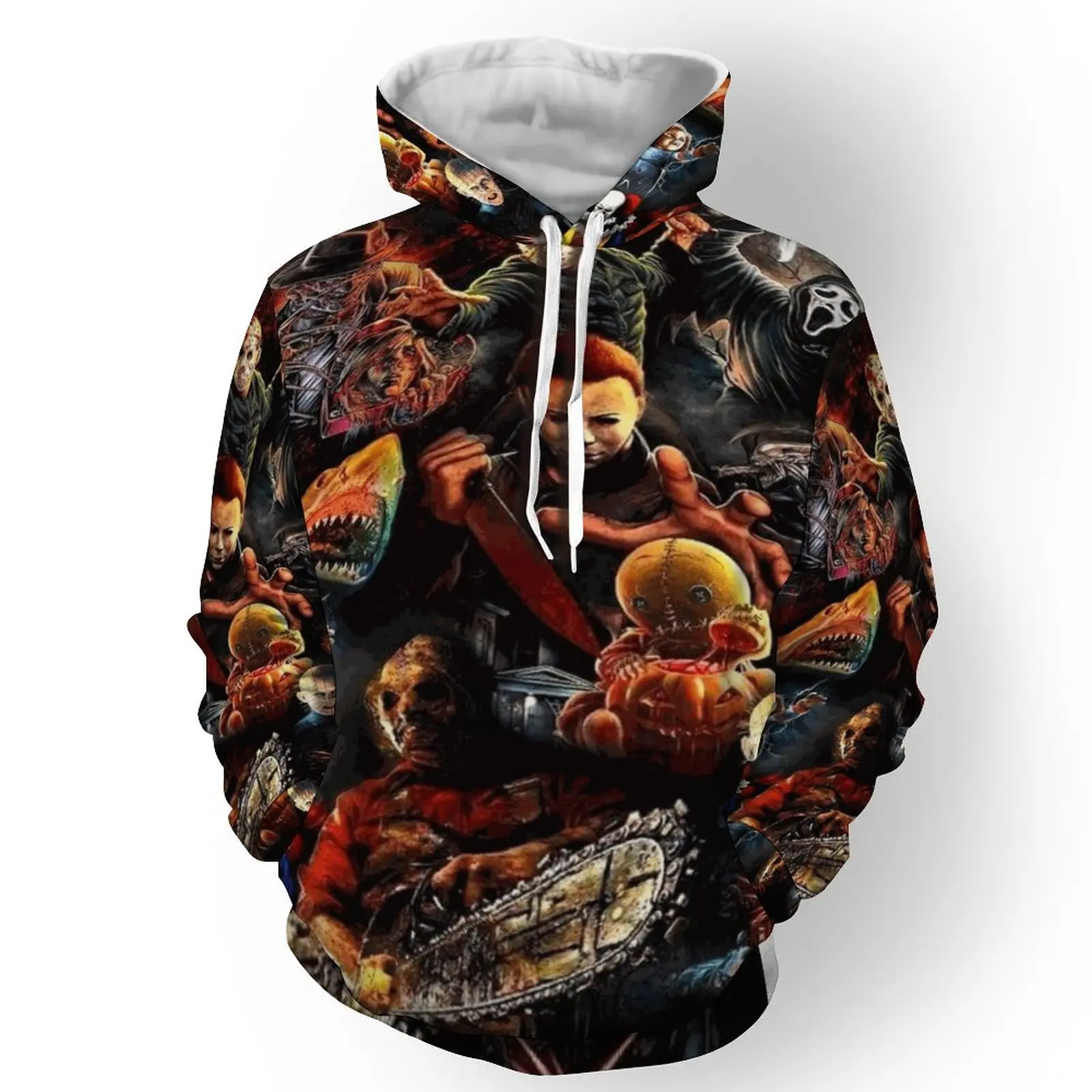 

Autumn and Winter 3D Print Hoodie Halloween Kills Horror Movie Thin Section Men Women Casual Hoodies Pullover Top Sweatshirt A2