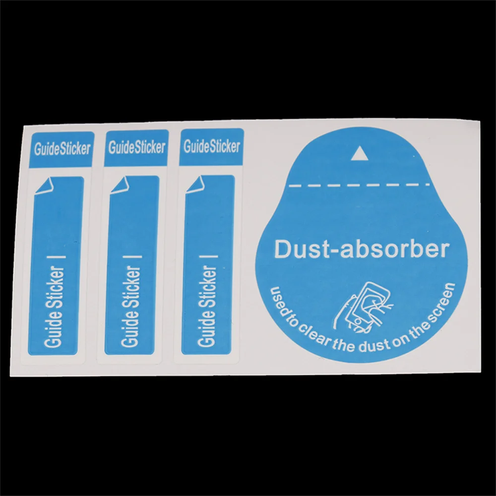 1000pcs Cellphone Tablet Screen Dust Absorber LCD Guide Protector De-dust Sticker for Camera Lens Screens Dust Removal Papers
