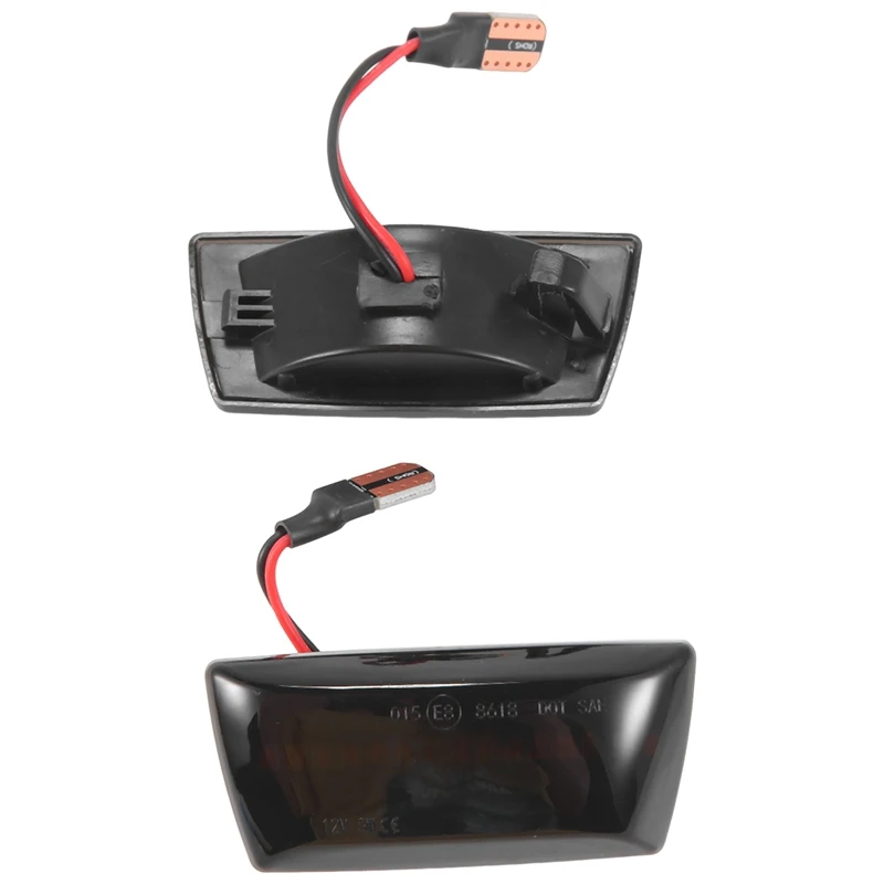 Автомобильный динамический боковой габаритный фонарь светодиодный указатель