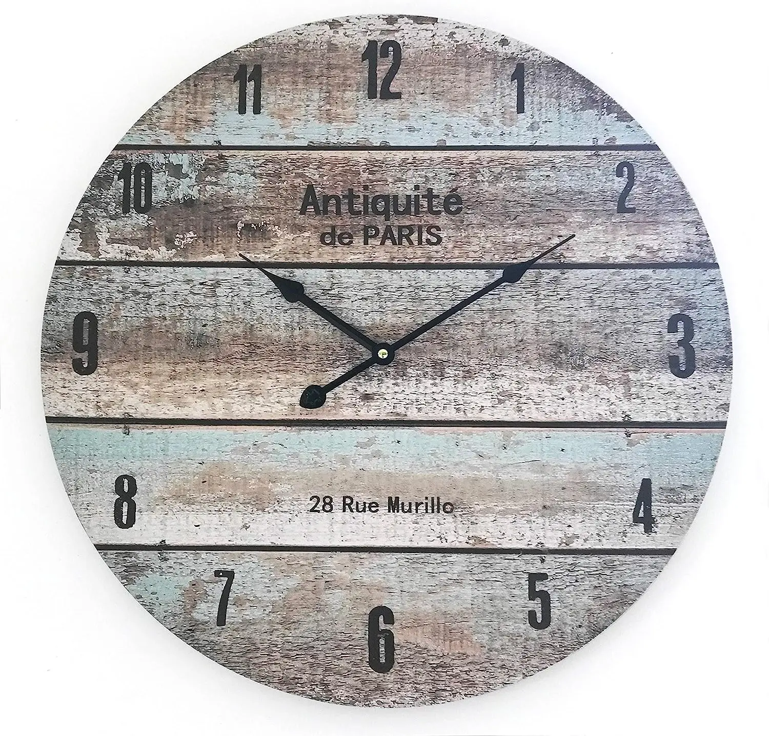 

Reloj De Pared, Relojes para Decorar, Vintage, MDF, Redondo - Medidas Ø 50 cm x P 4,5 cm (AxANxF) - Art. RE6138