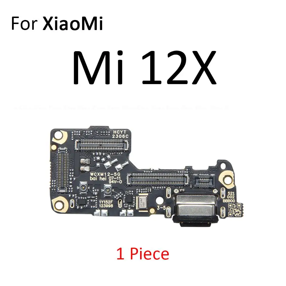 Разъем для зарядного порта детали платы гибкий кабель с микрофоном Xiaomi Mi 13 Lite 12 12S