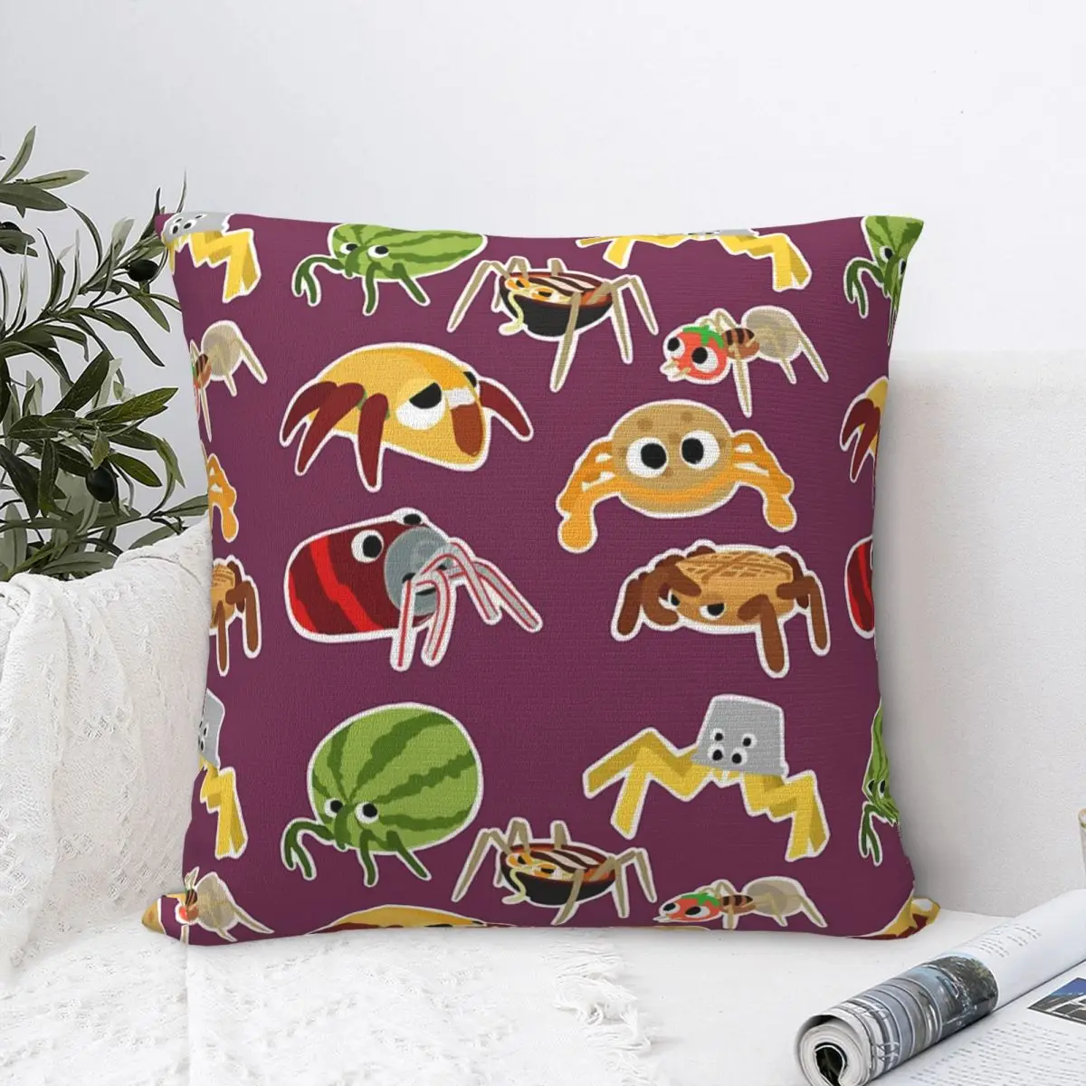 Бархатная наволочка для подушки, квадратная наволочка для домашнего дивана