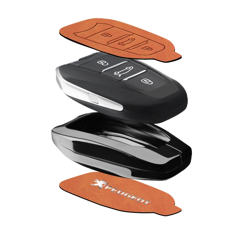 Автомобильный смарт-чехол из цинкового сплава сумка для ключей держатель Peugeot 2008