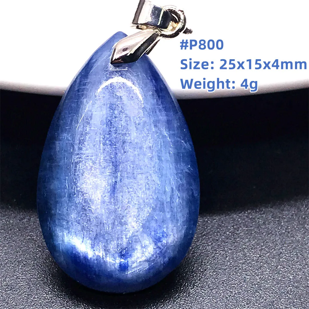 

Ожерелье из натурального синего кианита, подвеска, ювелирные изделия для женщин и мужчин, подарок для восстановления богатства, хрустальны...