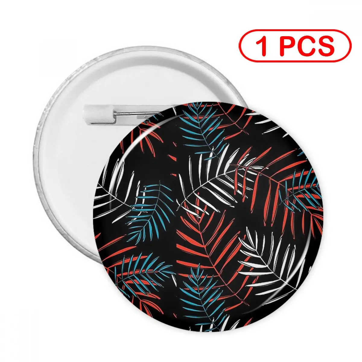 

Детская Металлическая Брошь с изображением джунглей, в виде ночного леса