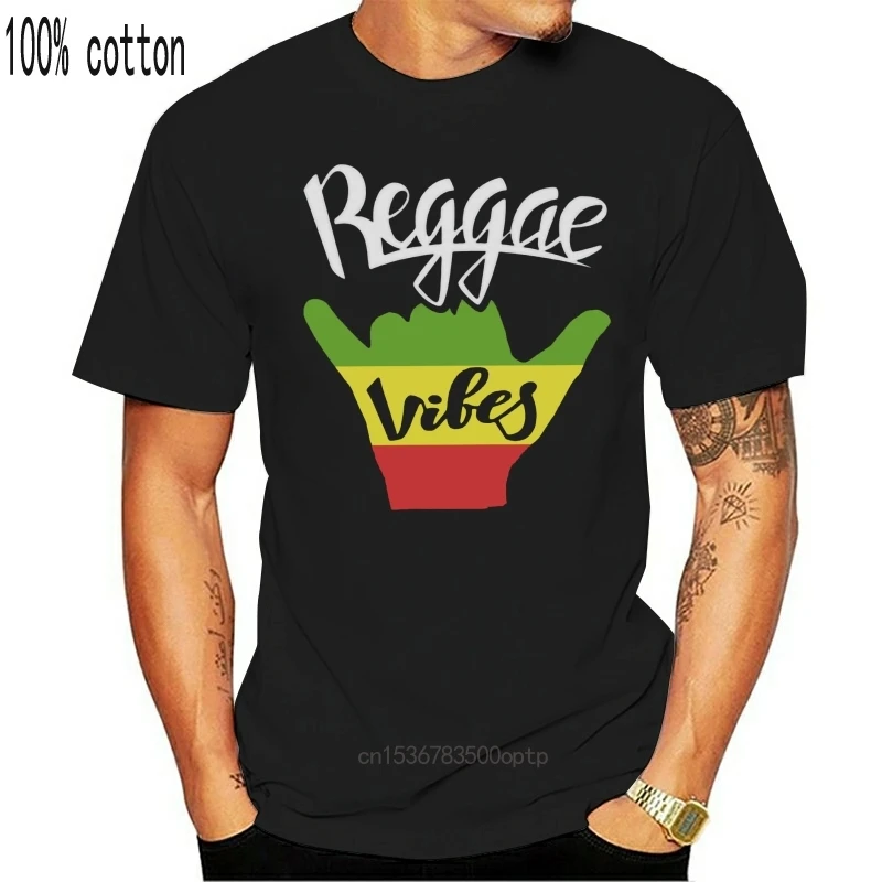 Мужская футболка REGGAE VIBES Peace с барабаном для гитары Jamaican Dance Music Новинка |