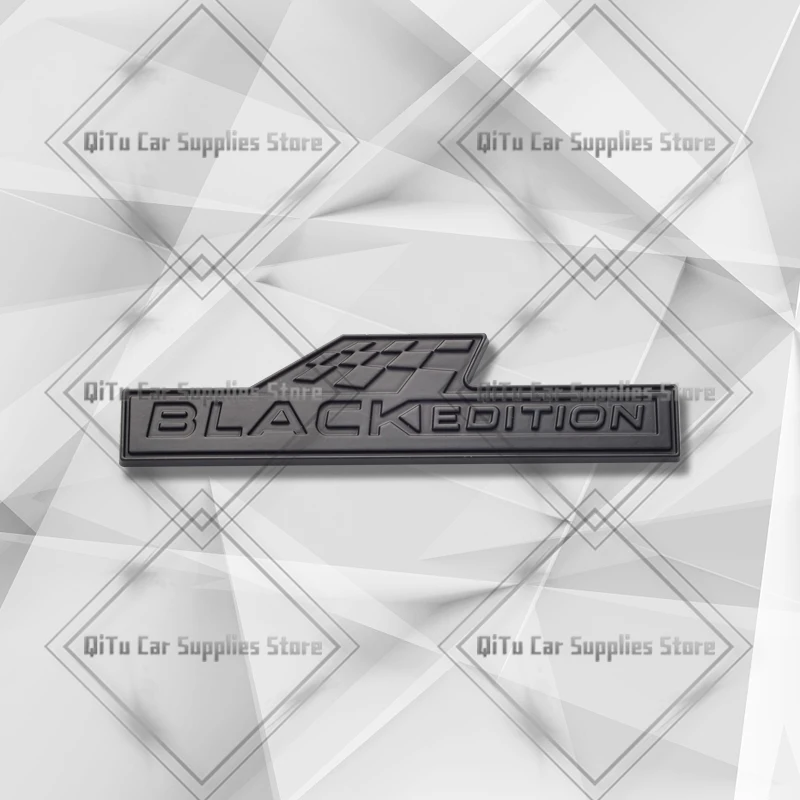 

Значок из цинкового сплава, черный выпуск, эмблема багажника автомобиля, 3D наклейка на решетку для Skoda Kia Hyundai Dacia Volvo Opel Ford Subaru Jeep