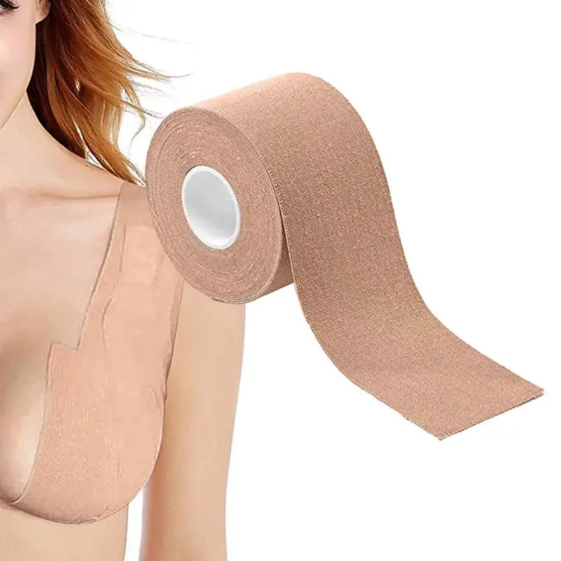 

Спортивная мгновенная лента для подтяжки груди, липкая лента Boobytape для поддержки груди, подтяжки и фиксации груди, водонепроницаемая и усто...