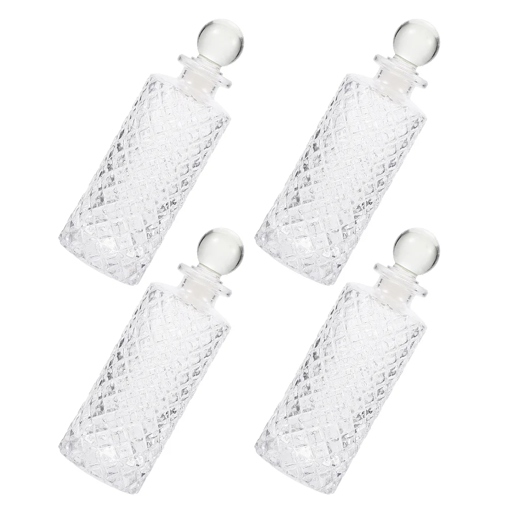 

4pcs Decorative Elaborate Perfume Dispensing Bottles Aromatherapy Bottles for Hotel