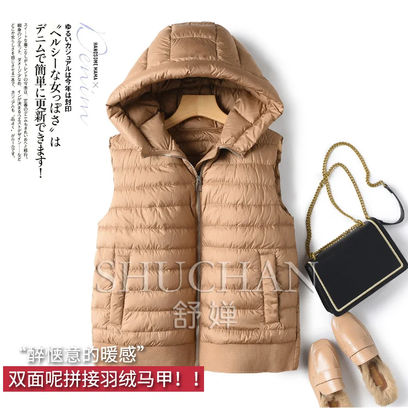 

Luxury High Quality Jackets for Women Abrigo Mujer 90% White Duck Down Hooded Casacos De Inverno Feminino Winter Coat Women