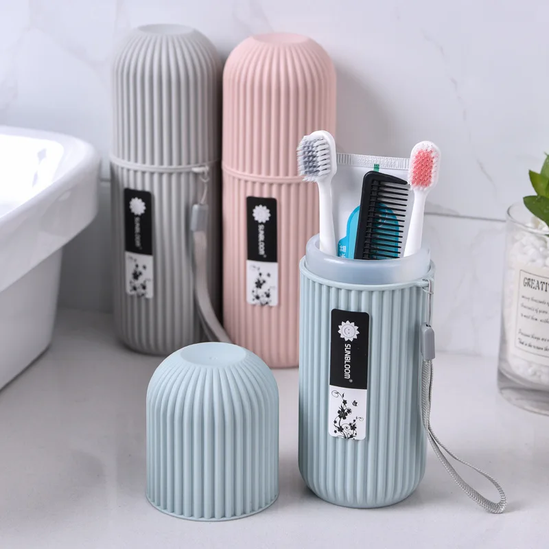 

Portable Toothpaste Toothbrush Protect Holder Case Travel Camping Storage Box Toothbrush Holder Capsule Travel Case Organiser