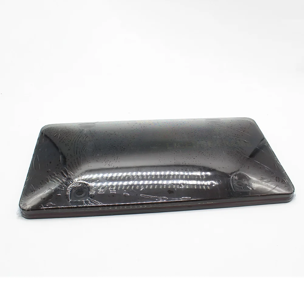 

Plate Frame License Plate Cover Smoke Tinted Tag Truck UV Protection 12in X 6in 2 Pcs Shield Tinted Accessories