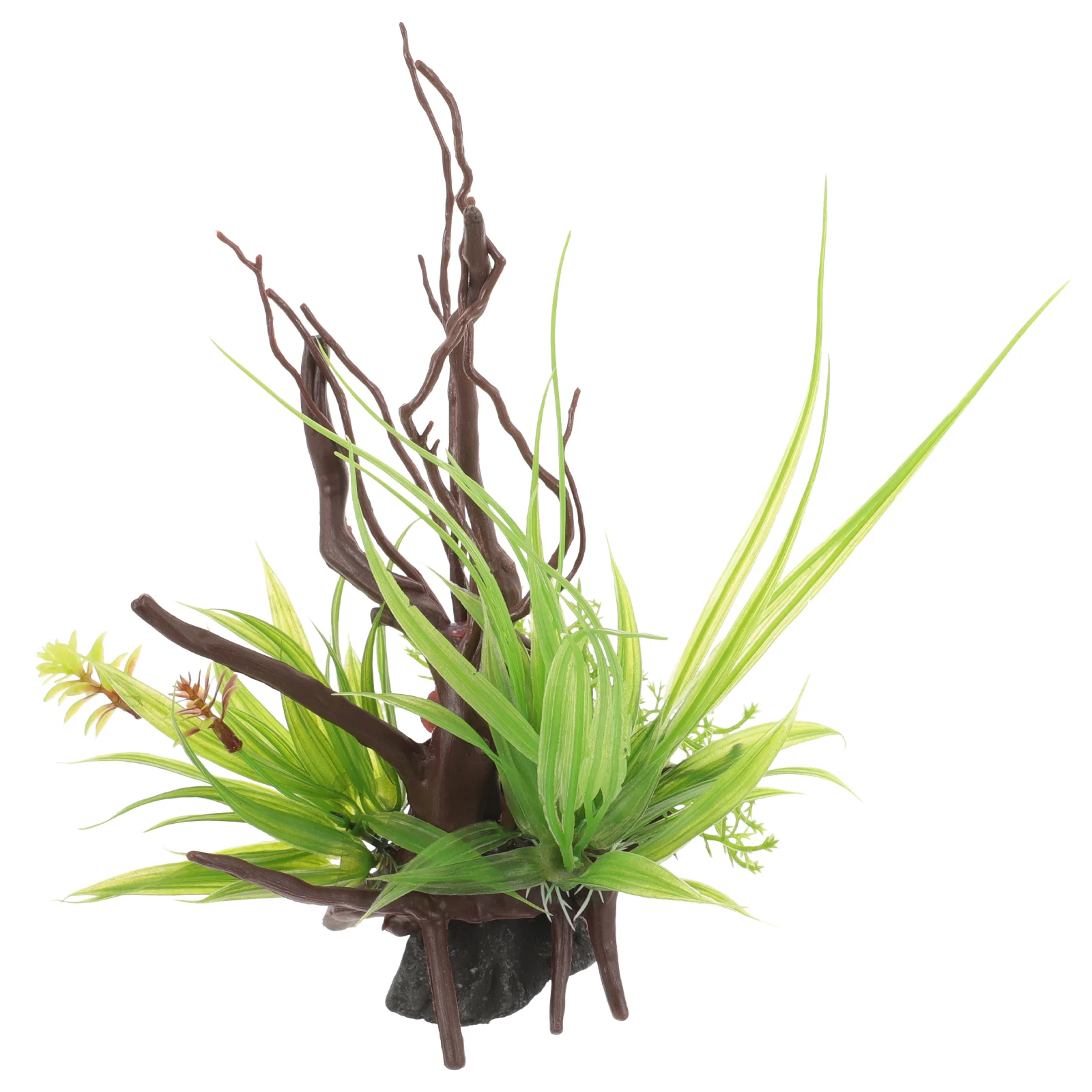 

Fish Tank Artificial Aquatic Grass Ornament Realistic Fake Water Tree Twig Ornament