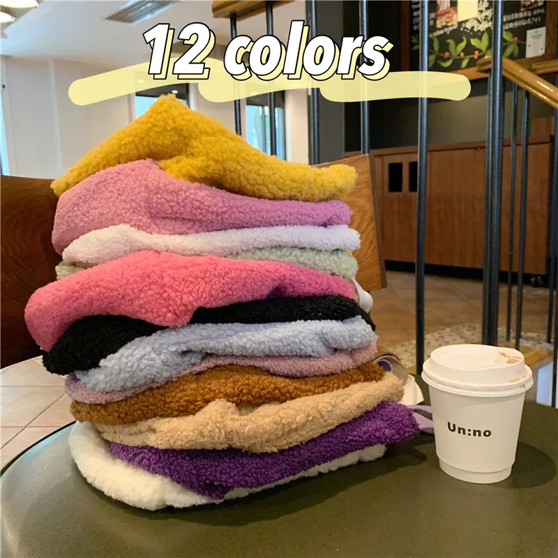 

Bolsos Para Mujer Art Design Handbags Winter Soft Plush Tote Bags Small Bucket Bag Organizer Hand Bags Women Bento Bag Pures