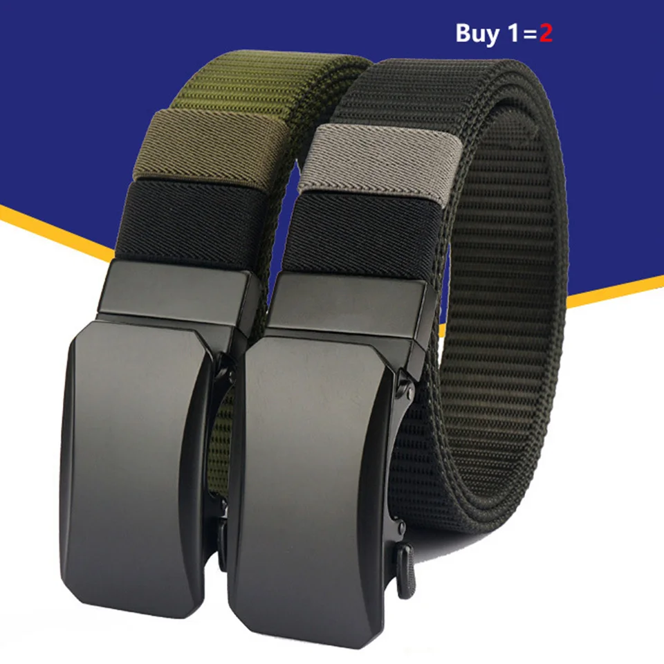 Ремень нейлоновый с пряжкой диаметром 3 4 см для мужчин и женщин