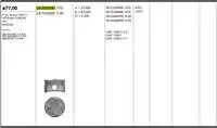 

Поршневой сегмент для поршня 18-0,50 мм + мм farфаклав N12 B14 A R56 EP3