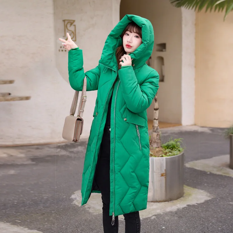 GRELLER 2022 New Winter Jacket Women Parkas Warm Casual Parka Clothes Women Long Jackets Hooded Female Thick Mujer Coat Outwear