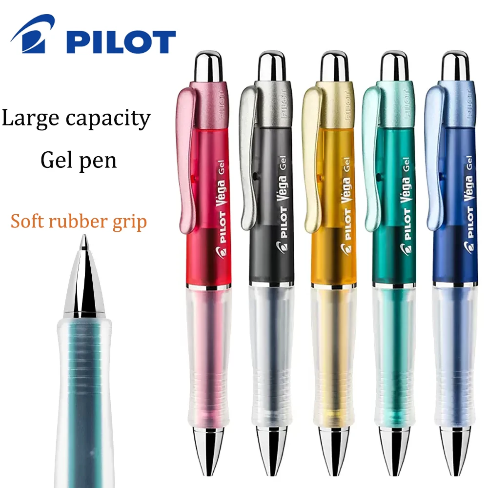 

1pcs PILOT Gel Pen Vega Series Ballpoint Pen BL-415V Soft Rubber Grip Anti-fatigue 0.7mm Student Supplies Office Stationery