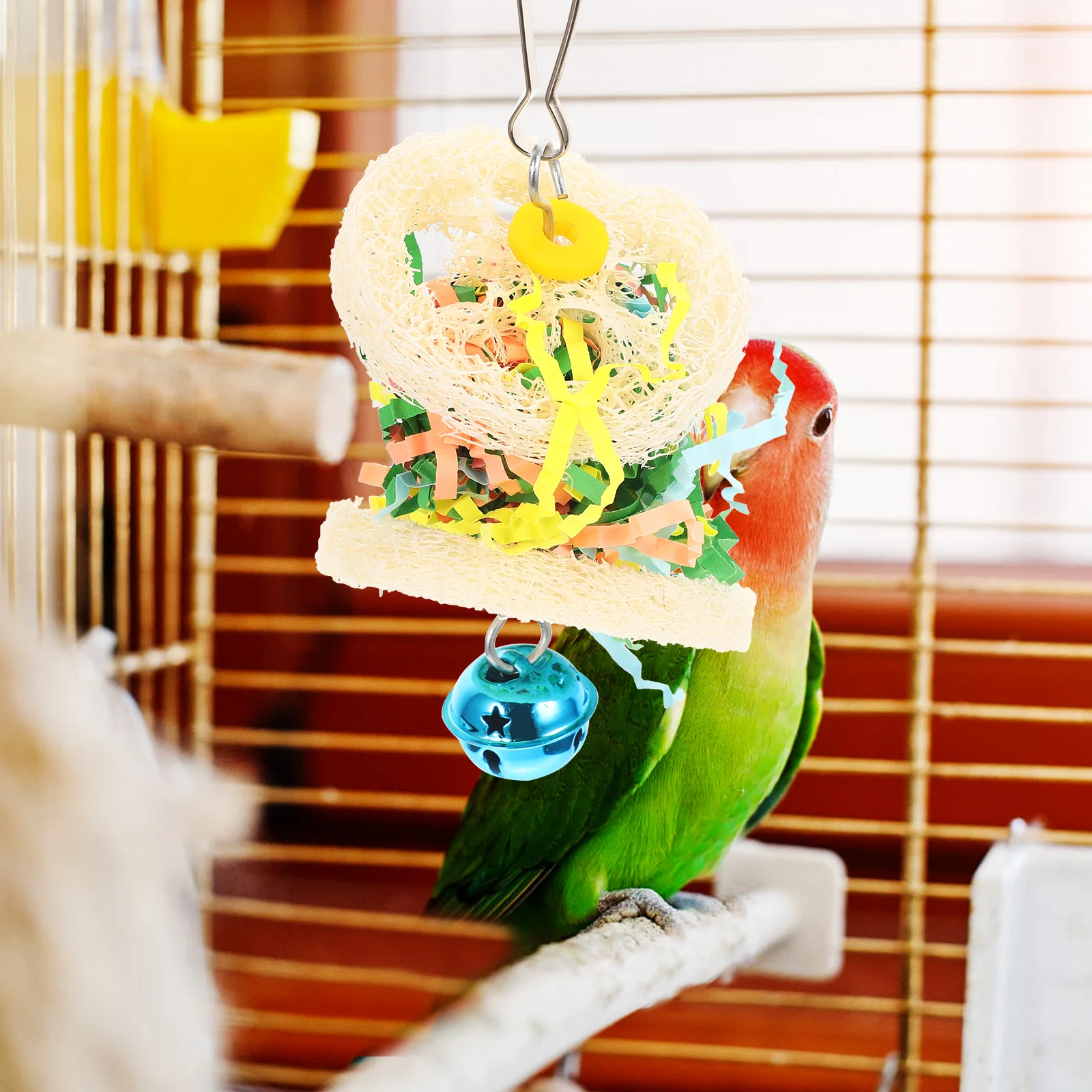 Попугай жевать попугай для клетки длинный хвост птицы попугаи бумага