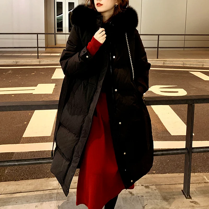 2021 Autumn New Fashion Women's Parka Coat Casual Windbreaker Down Jacket Women's Down Jacket Hooded Basic Coat Female Jacket