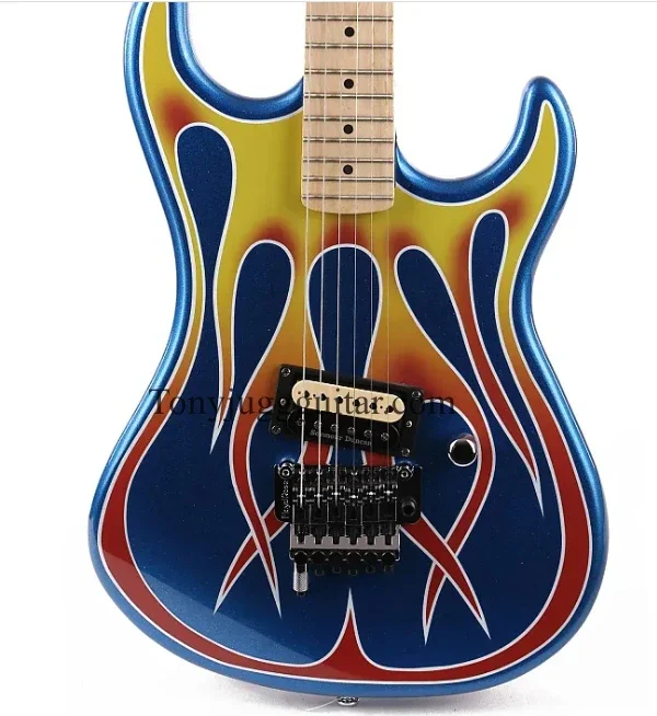

krame Custom Graphics Series Baretta Hot Rod Blue Sparkle Flames Used