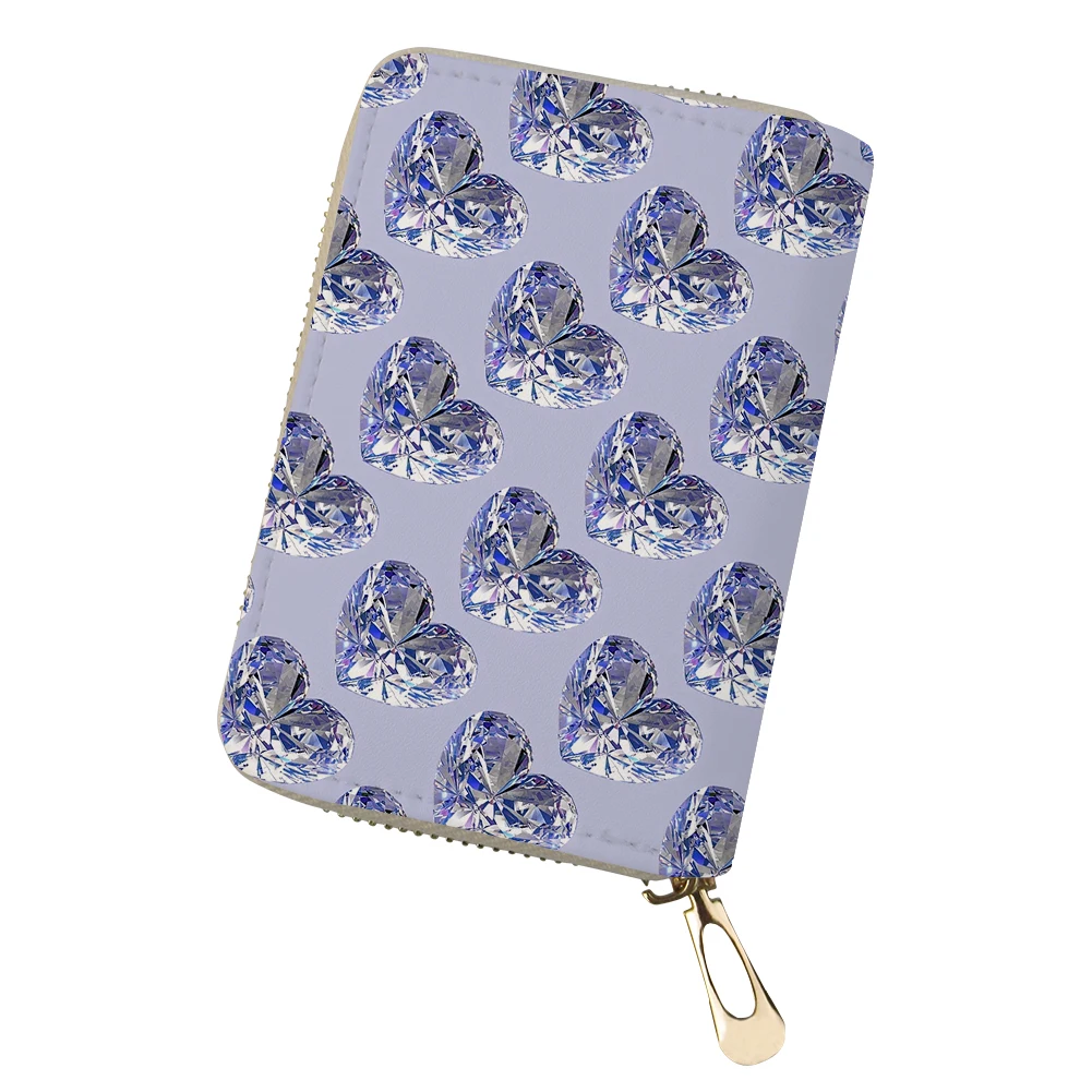 ADVOCATOR  Shine Pattern Women's Card Bag Personalized Customized Zipper Card Holder Portable Mini Clutch Travel Free Shipping