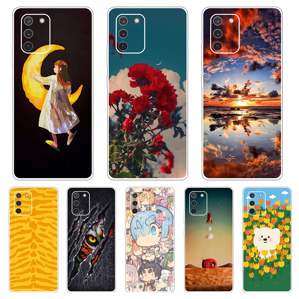 

For Coque Samsung S10 lite Case Transparent Soft TPU Silicon Phone Cover For Samsung Galaxy S10lite A91 M80S Cases Lovely Gift