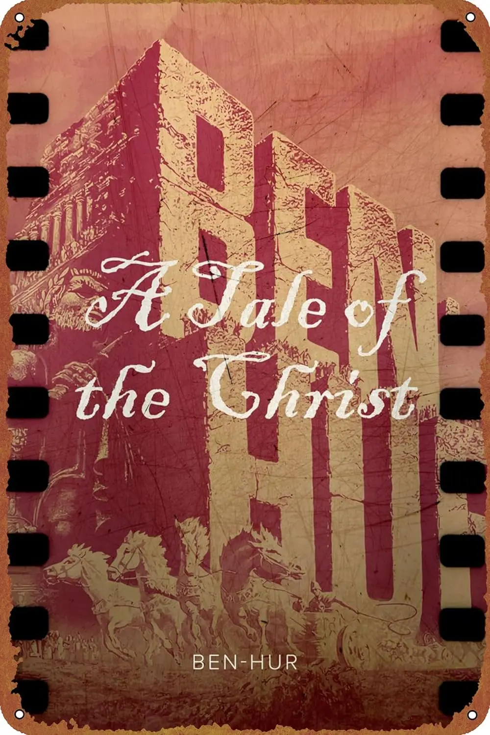 Бена Боро постер фильма Настенный декор Вывеска-12x8 дюймов Металлическая вывеска