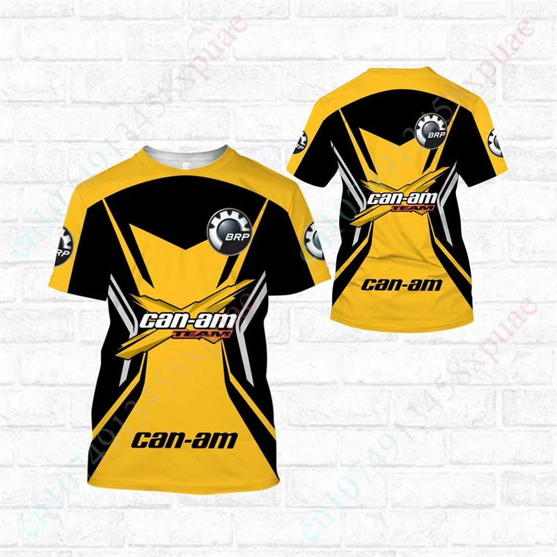 

Can-am Clothing Quick Drying Short Sleeve Top Casual T Shirt For Men Women Unisex Breathable T-shirts Anime Oversized T-shirt