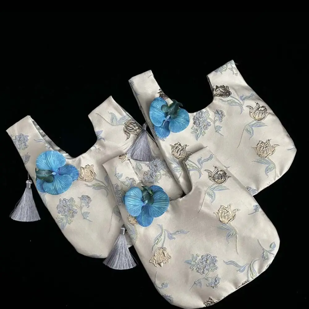 Маленькая Сумочка с кисточкой и узлом сумка на запястье сумки для хранения