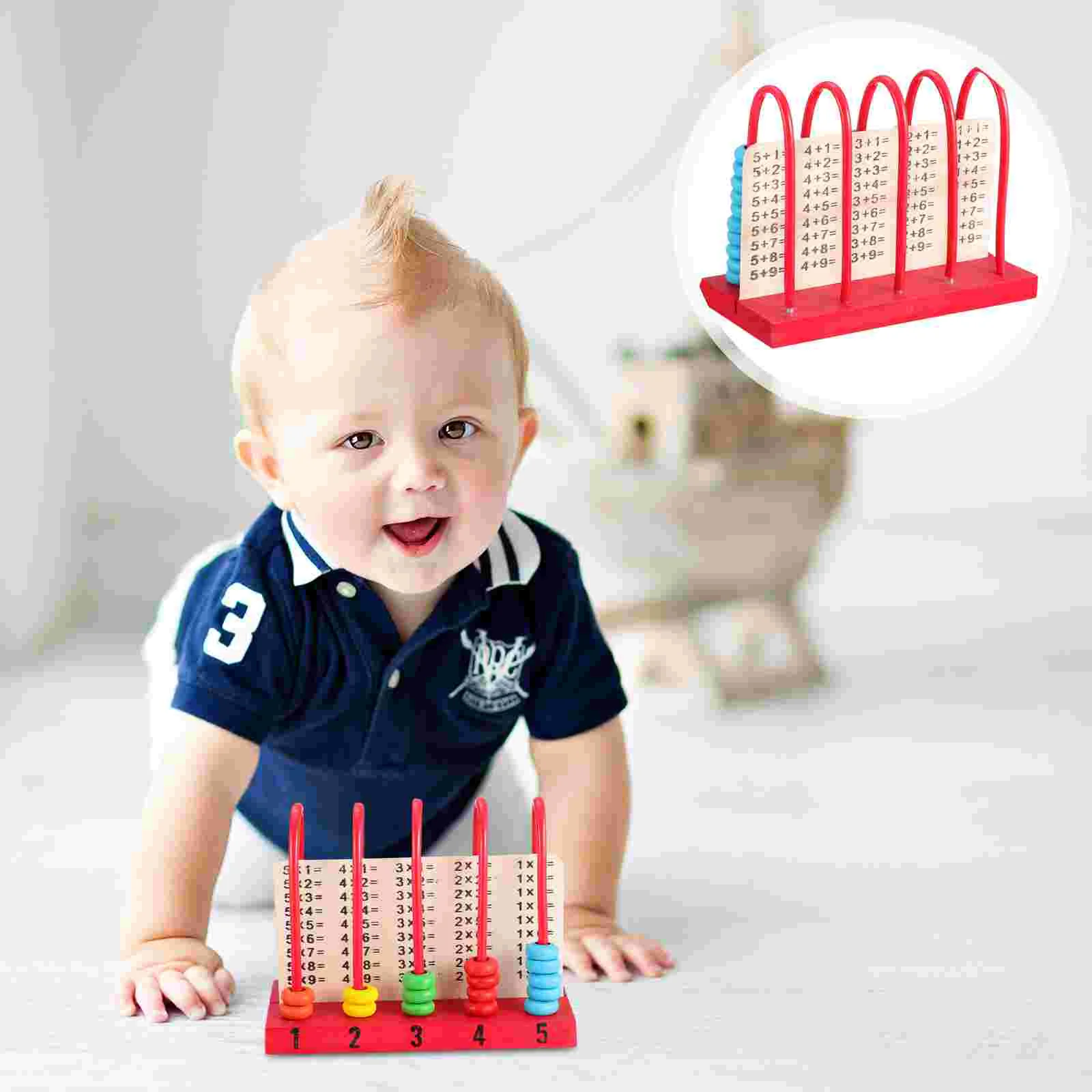 

Abacus Wooden Counting Beads Calculating Toys Kids Math Learning Tool Computing Rack Educational