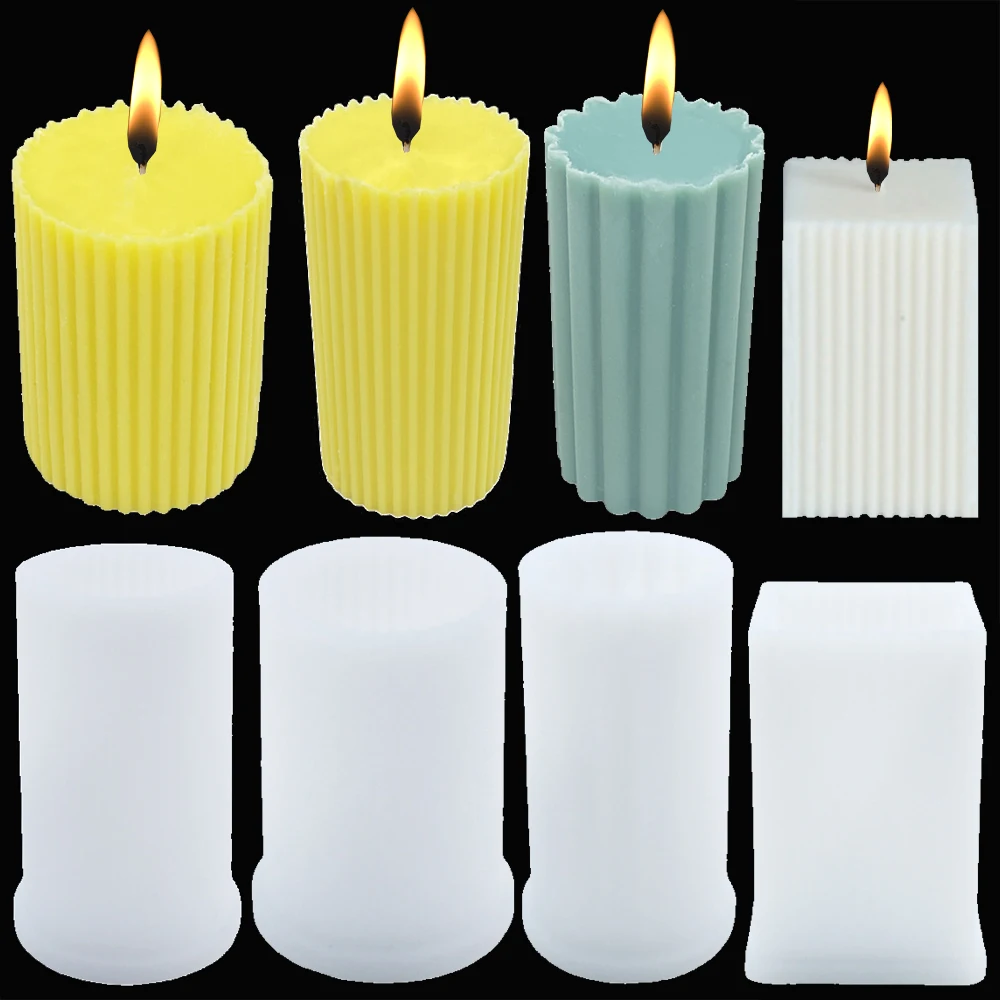 Силиконовая форма сделай сам для цилиндрической свечи самостоятельного