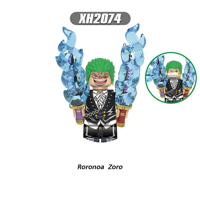 X0357 X0356 Гол Д Роджер японского аниме серии мультфильм строительные блоки