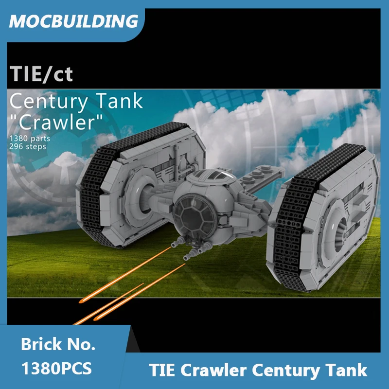

MOC Building Blocks TIE Crawler Century Tank Imperial Light Armored Vehicle Starfighter Space Wars Assembled Bricks Toys 1380PCS