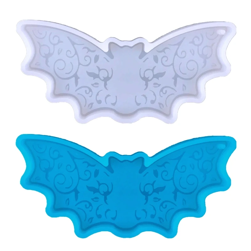 

Shiny Bat Shape Resin Keychain Molds Halloween Silicone Resin Molds Epoxy Craft