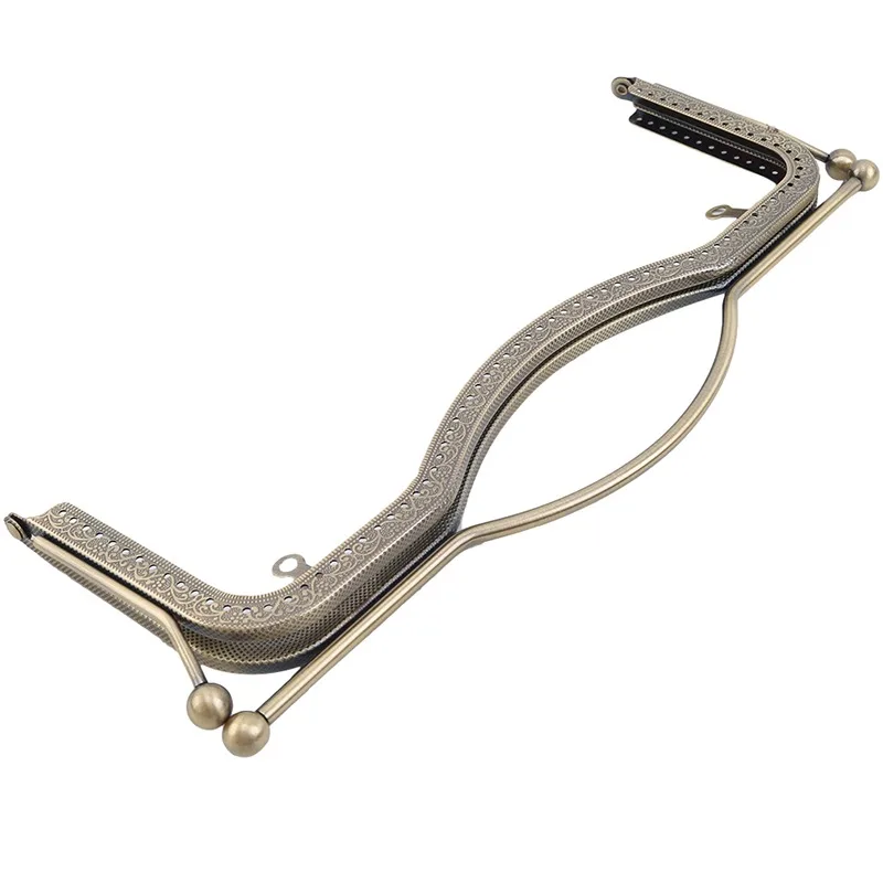 Винтажная металлическая рама для кошелька с замком самостоятельного