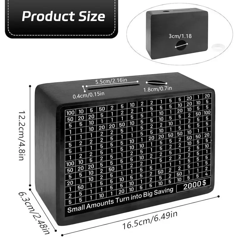 Скринька для денег доллар копилка декоративная банковская коробка ретро